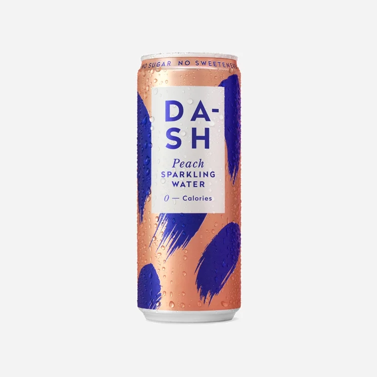 Dash Perlivá voda broskev 330ml