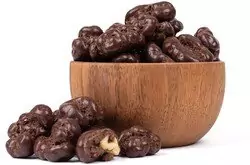 GRIZLY Orzechy włoskie w gorzkiej czekoladzie 500 g