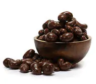 GRIZLY Orzechy nerkowca w mlecznej czekoladzie BIO  250 g