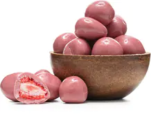 GRIZLY Truskawki liofilizowane w czekoladzie Ruby 250 g