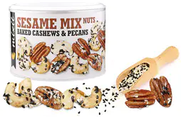 Mixit Sesame Mix Nuts - pieczone orzechy z sezamem i różową solą 150 g