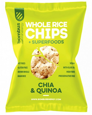 Bombus Chipsy ryżowe z nasionami chia & quinoa 60 g