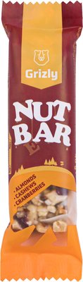 GRIZLY Nut bar migdały-nerkowce-żurawina 40 g