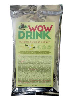 GRIZLY Wow Drink - Odżywczy napój waniliowy odchudzający 50 g