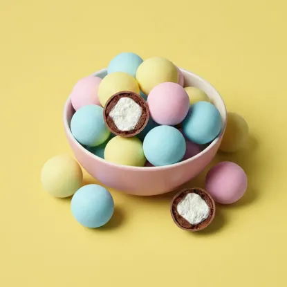 Drażetki marshmallow