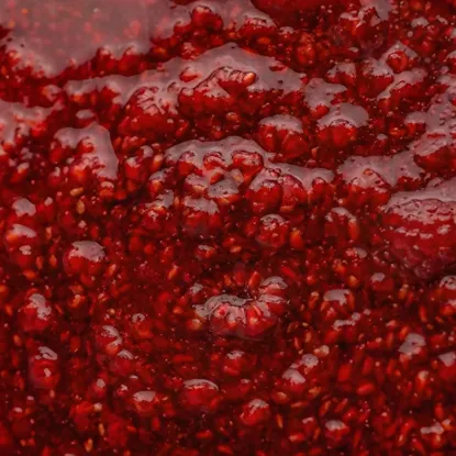 Dżem malinowy z extra kawałkami owoców