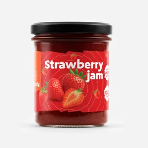 Dżem truskawkowy z extra kawałkami owoców