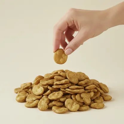 Fasolowe chipsy pieprz i cytryna