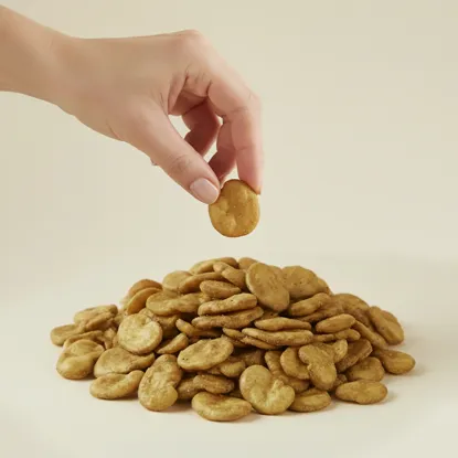 Fasolowe chipsy solone