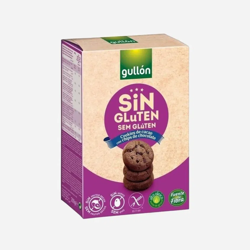 Gluten free ciasteczka bez glutenu z kawałkami czekolady