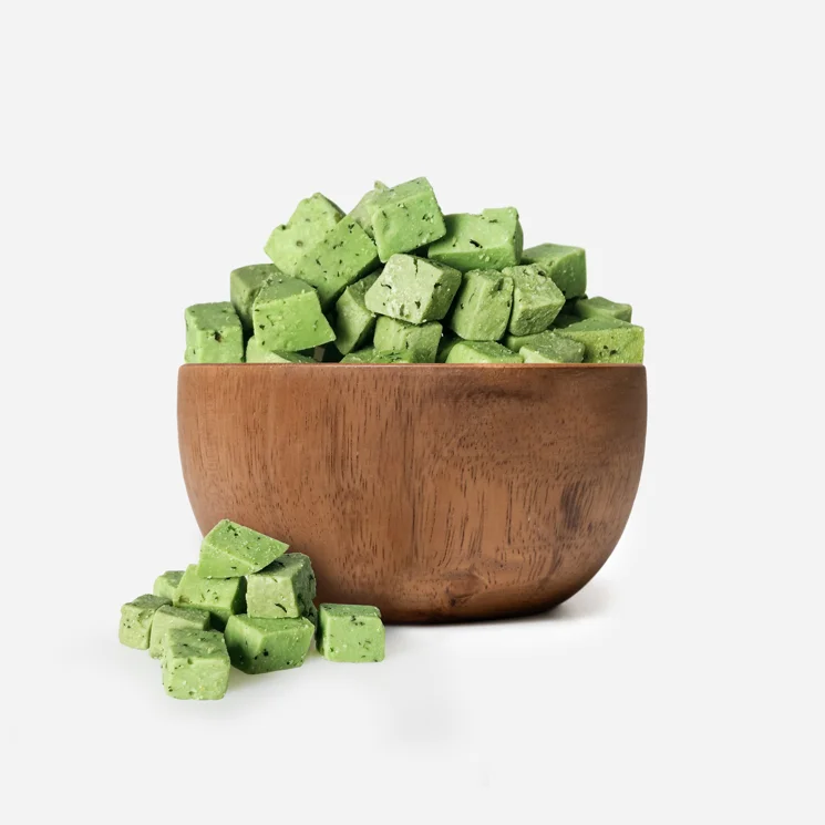 Gouda z zielonym pesto