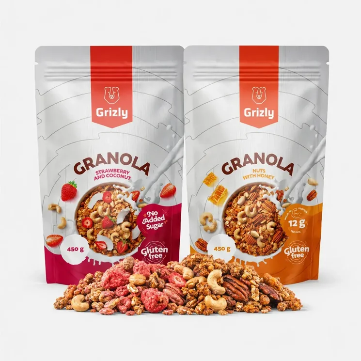 Granola Duo Truskawka & Orzechy