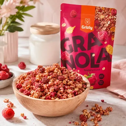 Granola malinowa