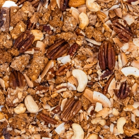 Granola orzechowa z miodem