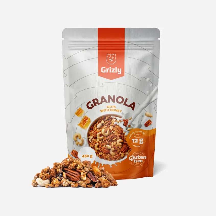 Granola orzechowa z miodem