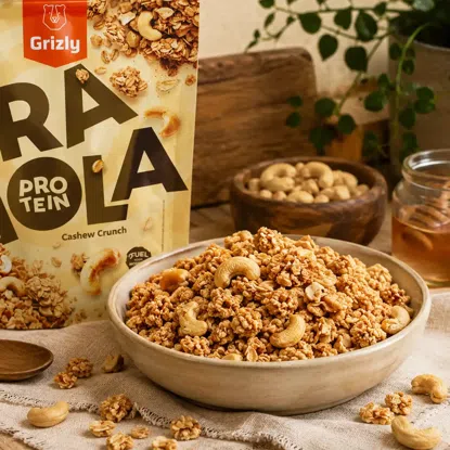 Granola z proteinami i nerkowcami