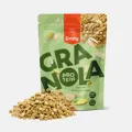 Granola z proteinem pistacje i biała daktylowa czeko