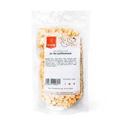 Jabłka liofilizowane