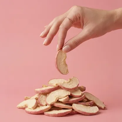 Jabłko liofilizowane