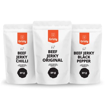 Jerky suszone mięso wołowe z pieprzem