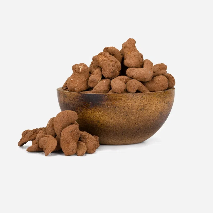 Karmelizowane orzechy nerkowca z kakao