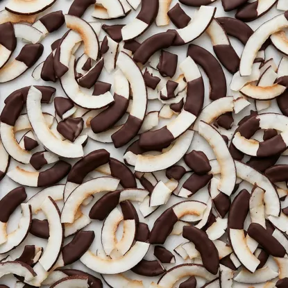 Kokos w polewie z gorzkiej czekolady