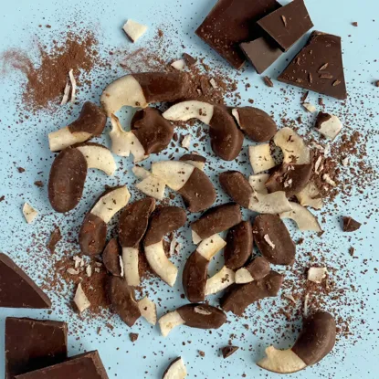 Kokos w polewie z gorzkiej czekolady