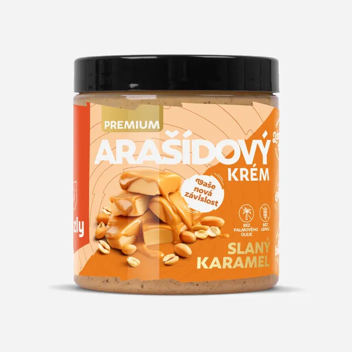 Krem arachidowy słony karmel premium