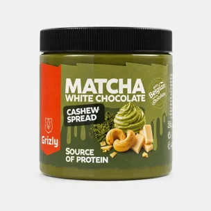 Krem z nerkowców Matcha & White Chocolate