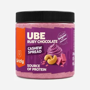 Krem z nerkowców UBE & Ruby Chocolate