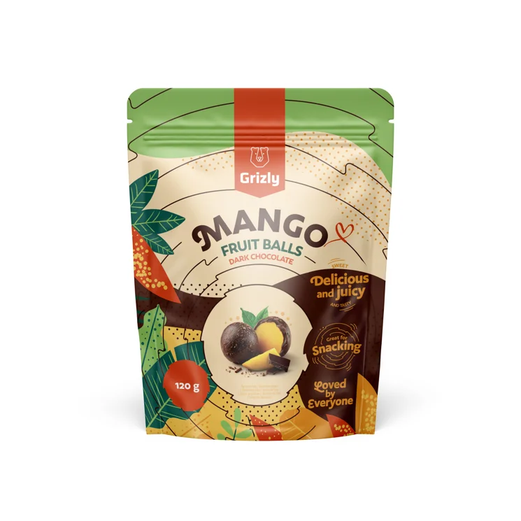 Kulki mango w gorzkiej czekoladzie