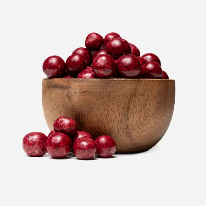 Liofilizowana porzeczka w białej czekoladzie