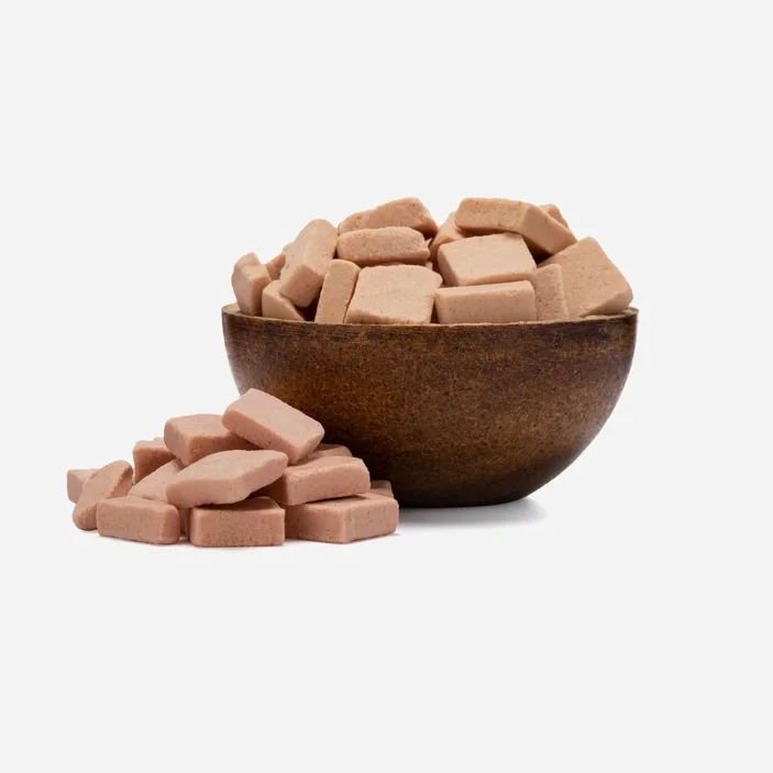 Liofilizowane kosteczki smoothie banan-truskawka