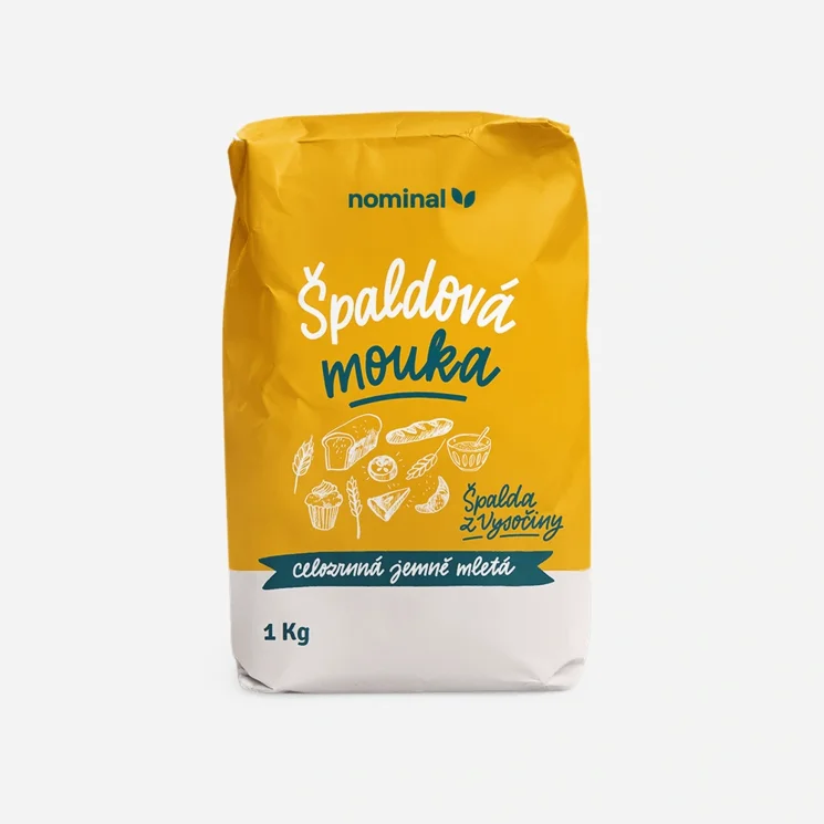 Mąka Orkiszowa Pełnoziarnista Drobna 1 kg