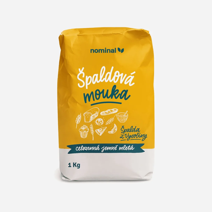 Mąka Orkiszowa Pełnoziarnista Drobna 1 kg