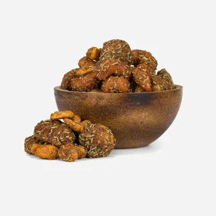 Mieszanka orzechów w miodzie z rozmarynem