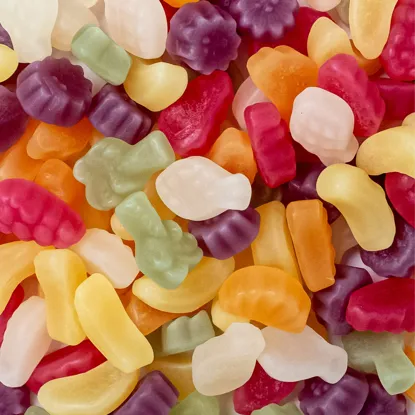 Mieszanka owocowych żelek