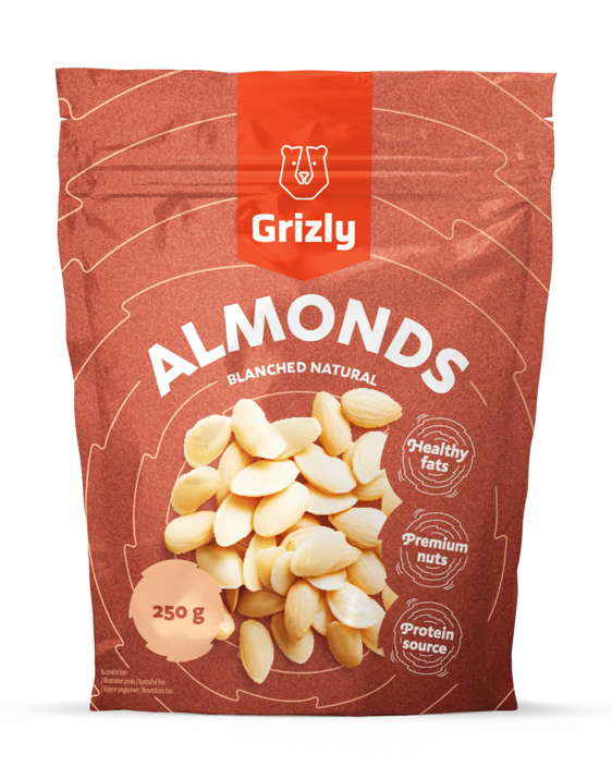 Migdały naturalne obrane