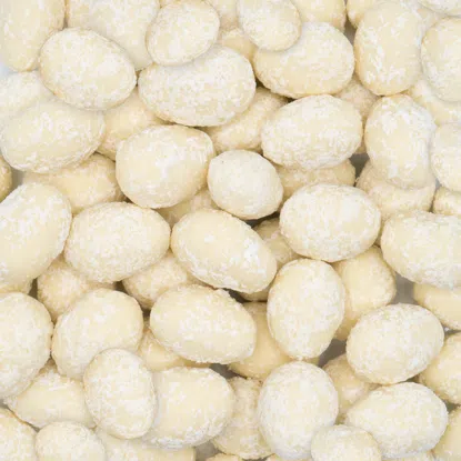 Migdały w białej czekoladzie z kokosem