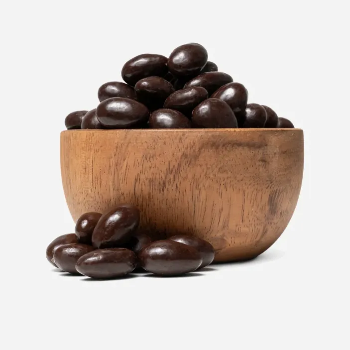 Migdały w gorzkiej czekoladzie z solą morską