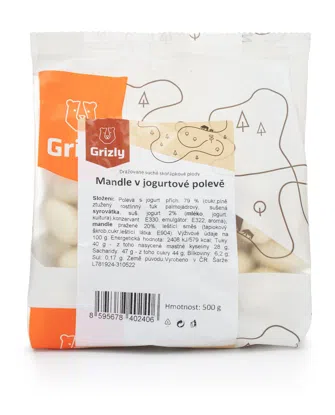 Migdały w polewie jogurtowej