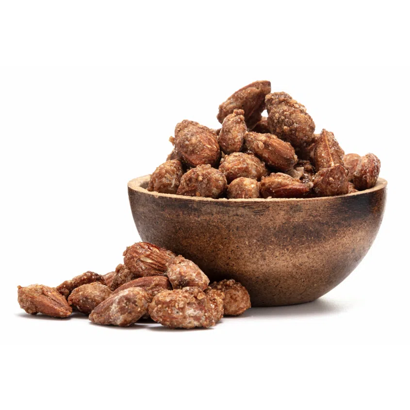 Migdały w słonym karmelu z miodem