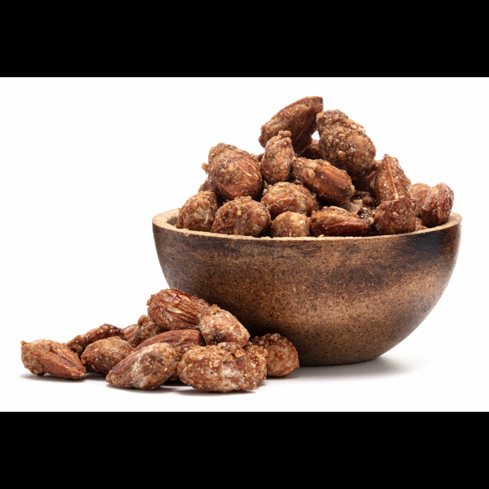 Migdały w słonym karmelu z miodem