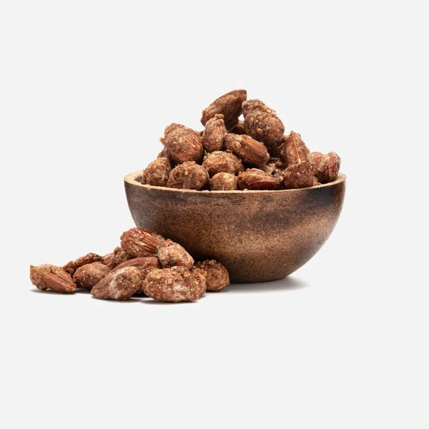 Migdały w słonym karmelu z miodem