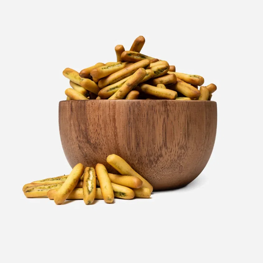 Mini Grissini bazylia czosnek