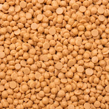 Mini kropelki czekoladowe białe słodzone proszkiem daktylowym BIO