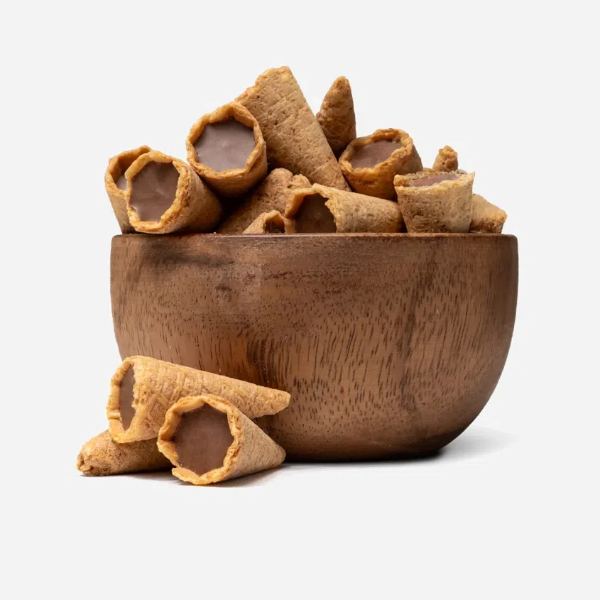 Mini rożki orzechowe laskowe