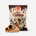 Mini rożki z gorzką czekoladą