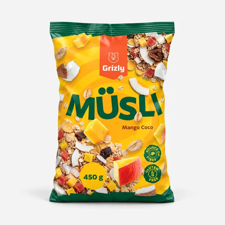 Musli sypkie mango & kokos
