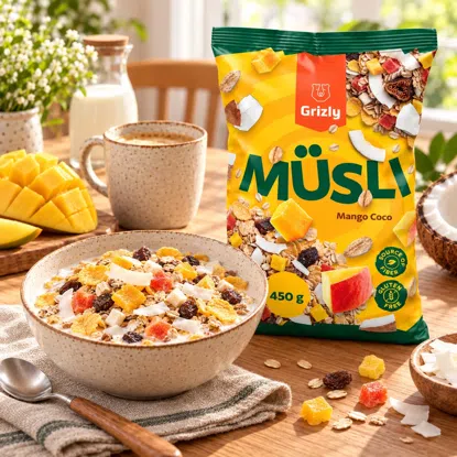 Musli sypkie mango & kokos